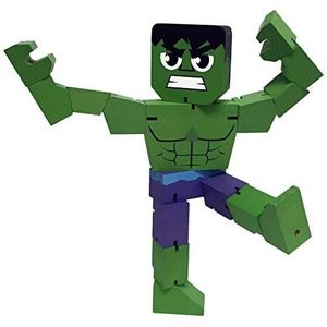 FIGURINE - PERSONNAGE MARVEL - Wooden Figure - Hulk - 20Cm : Figurine , ML