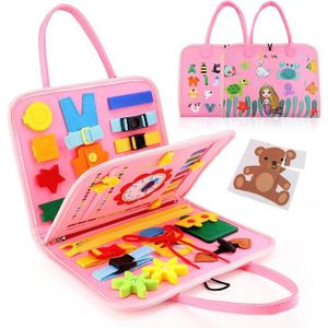 JEU D'APPRENTISSAGE Busy Board Montessori Toddler Toys for 1 2 3 4 Yea