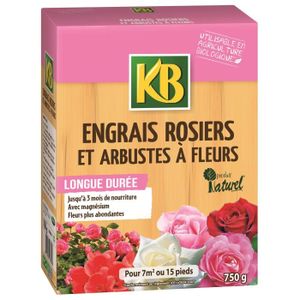 ENGRAIS KB Engrais Rosiers et arbustes à fleurs Bio - 750 g