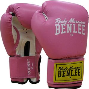 GANTS DE BOXE Gants de boxe Benlee Rodney 10oz rose/blanc