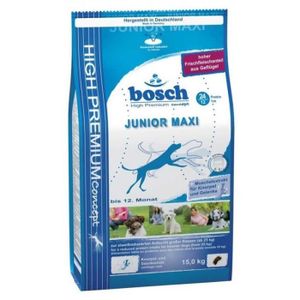 CROQUETTES Croquettes pour chiot Bosch Maxi Junior - faible en protéines - 15kg