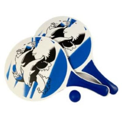 Raquette Piscine Jeu De Raquettes De Plage En Bois - 2 Pagaies + 2 Raquette Piscine Jeu De Raquettes De Plage En Bois - 2 Pagaies + 2