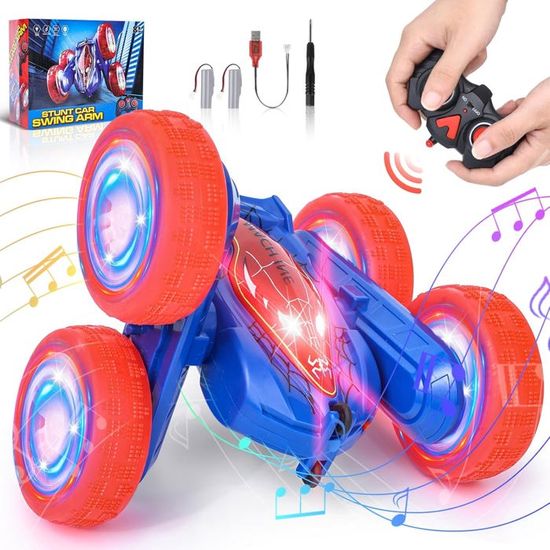 Rumicet Voiture Transformable, 2 En 1 Voiture Télécommandée Enfant