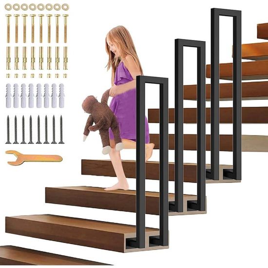 Kit Escalier Avec Rambardes Et Plateformes Pour Modélisme