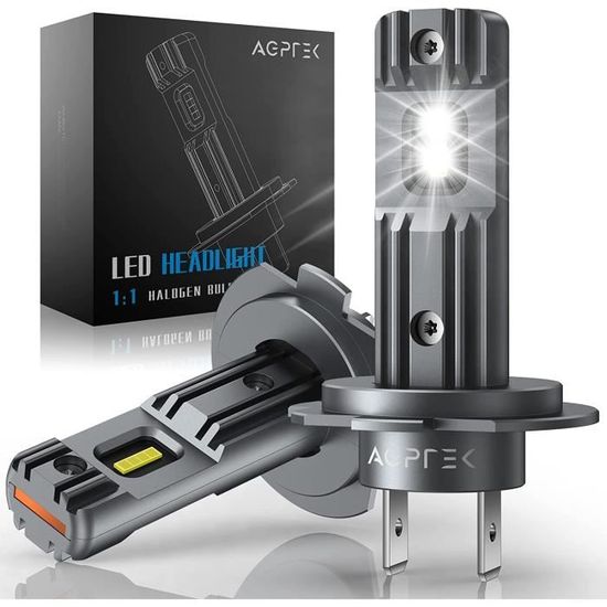 AGPTEK 2 X 42W 10000LM H7 Phare de Voiture à LED 6000K, Ampoule Auto Moto de Rechange pour AGPTEK 2 X 42W 10000LM H7 Phare de Voiture à LED 6000K, Ampoule Auto Moto de Rechange pour