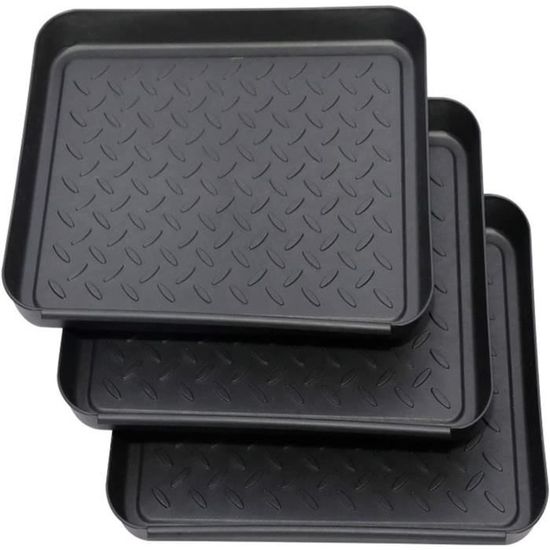 RZMZBY 5 pcs Base de la jardinière,avec Cinq étiquettes,Base De Pot De Fleur Ronde,pour Intérieur, extérieur(24.5cm Noir RZMZBY 5 pcs Base de la jardinière,avec Cinq étiquettes,Base De Pot De Fleur Ronde,pour Intérieur, extérieur(24.5cm Noir