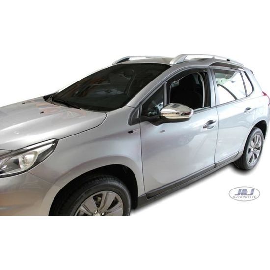 Déflecteurs De Vent HEKO Pour Peugeot 3008 2009-2016 - Set 2 Pièces - Montage Intérieur - Acrylique Fumé