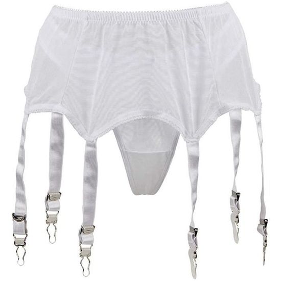 Femmes Taille Haute 6 Sangle Suspension Réglable Vintage Porte
