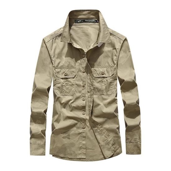 Chemise H&M Rose Fard à Joues En Coton 100% Taille 40 (UK12) - Style Militaire, Occasion Très Bon État