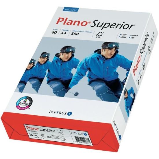 EVERCOPY Lot de 4 Ramettes 500 Feuilles Papier 100g A4 210x297 mm Certifi/é Ange Bleu Premium Blanc