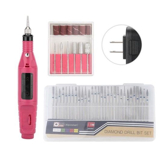 Kit Manucure/pédicure électrique 6 En 1 - Ponceuse Lime à Ongles - Neuf - Idéal Soins à Domicile