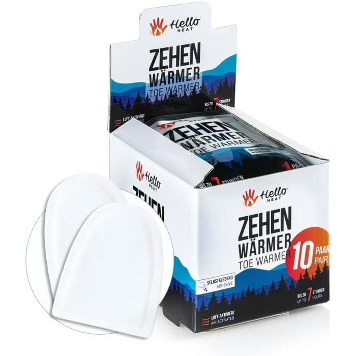 10 Paires De Chauffe-Pieds THERMOPAD - 8 Heures De Chaleur Naturelle Pour Ski, Randonnée