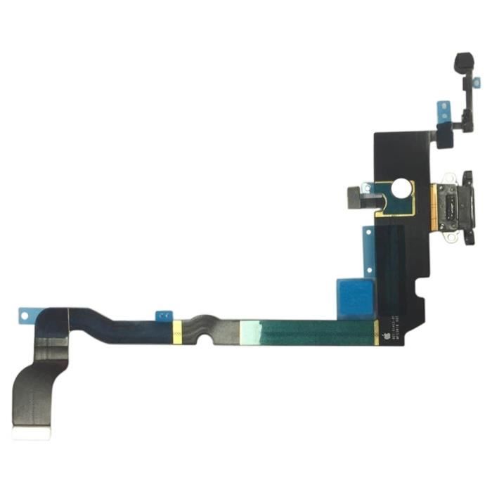 Nappe Connecteur de Charge iPhone XS Max - Noir