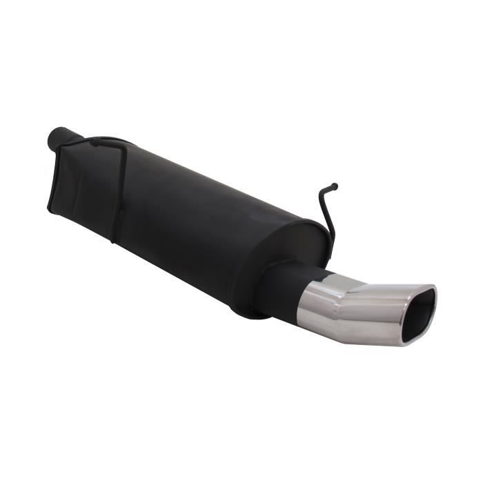 A3002EDTM Pot silencieux echappement acier pour BMW Serie 3 Berline - Coupe - Break de type E46 de 2001 a 2007