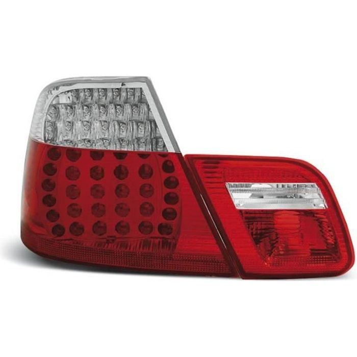 Paire de feux arriere BMW serie 3 E46 coupe 99-03 LED rouge blanc
