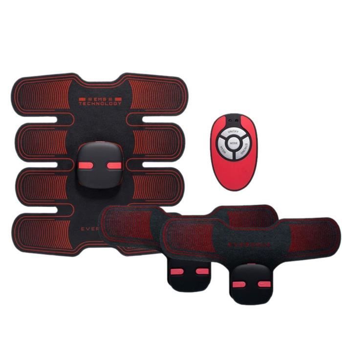 Version améliorée amincissant le corps amincissant la Machine accessoires de Fitness abdominaux élec - Modèle: Rouge - HSJSZHA09436