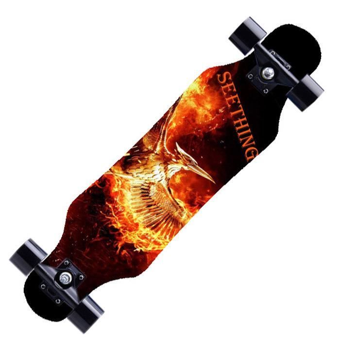 Skateboard débutant Roues LED, adapté aux ados, filles, garçons-Fire Eagle