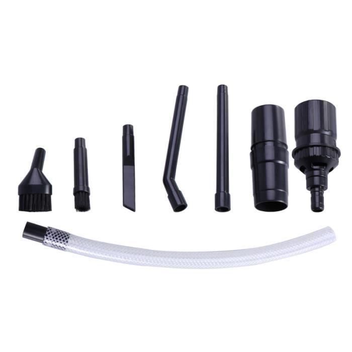 8 pièces - ensemble accessoires d'aspirateur multi-ajustement Micro Kits de nettoyage portables secs FILTRE POUR APPAREILS FROID