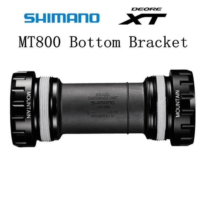 Pièce Détachée,Shimano DEORE XT SLX pédalier SM BB MT800 Hollowtech II pédalier de vélo de montagne 68-73mm MT800 - Type MT800