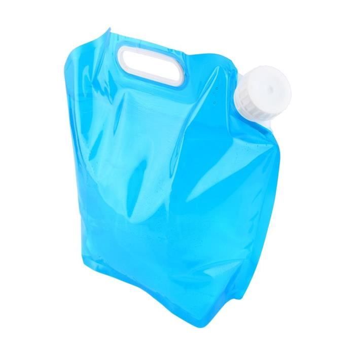 Sac à eau de camping, 10L / 5L conteneur de transport d'eau extérieur pratique pliable durable pour pique-nique barbecue pour