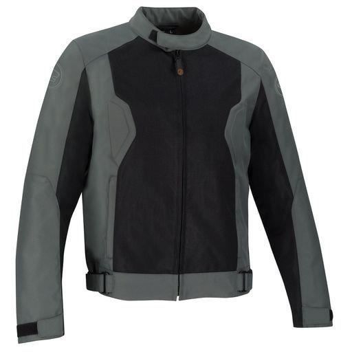 Bering Blouson moto Riko noir gris