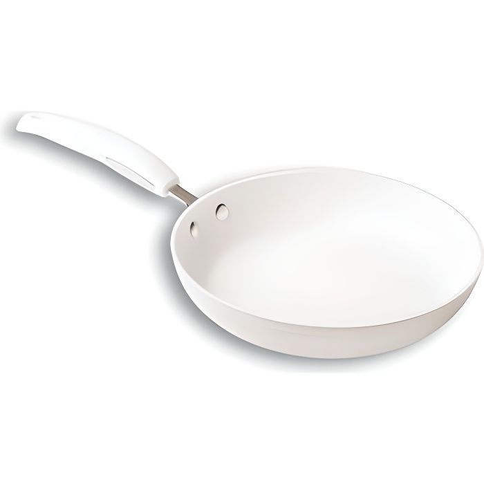 Poêle 24 cm 'blanc'