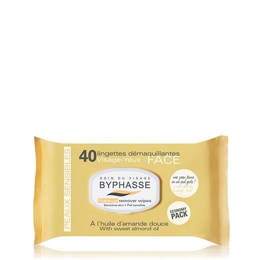 LINGETTES DÉMAQ. 40U À L'HUILE D'AMANDE DOUCE PS