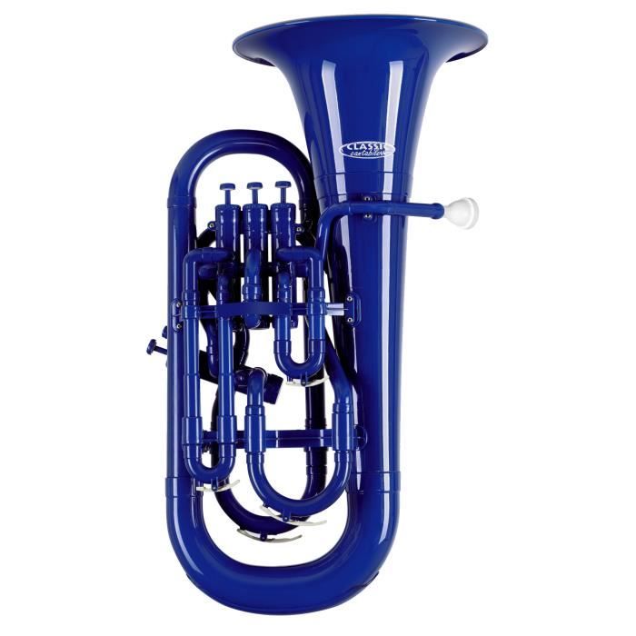 Classic Cantabile MardiBrass euphonium Sib en plastique bleu