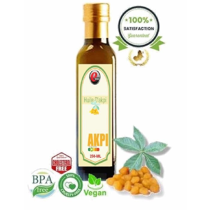 Akpi huile bio 100% pure - Signature panafricaine - 250ml