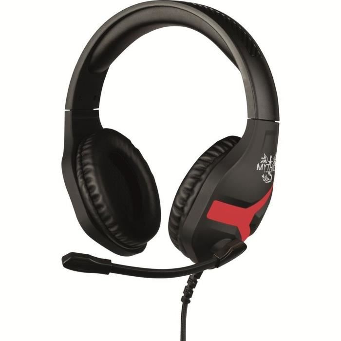 Casque-Micro Gaming - KONIX - Mythics Nemesis - Noir - Switch et Switch Lite