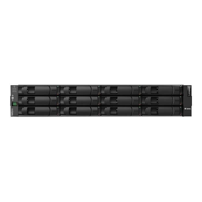 LENOVO ThinkSystem DE120S 2U12 LFF Expansion Enclosure Boîtier de stockage 12 Baies (SAS-3) rack-montable 2U