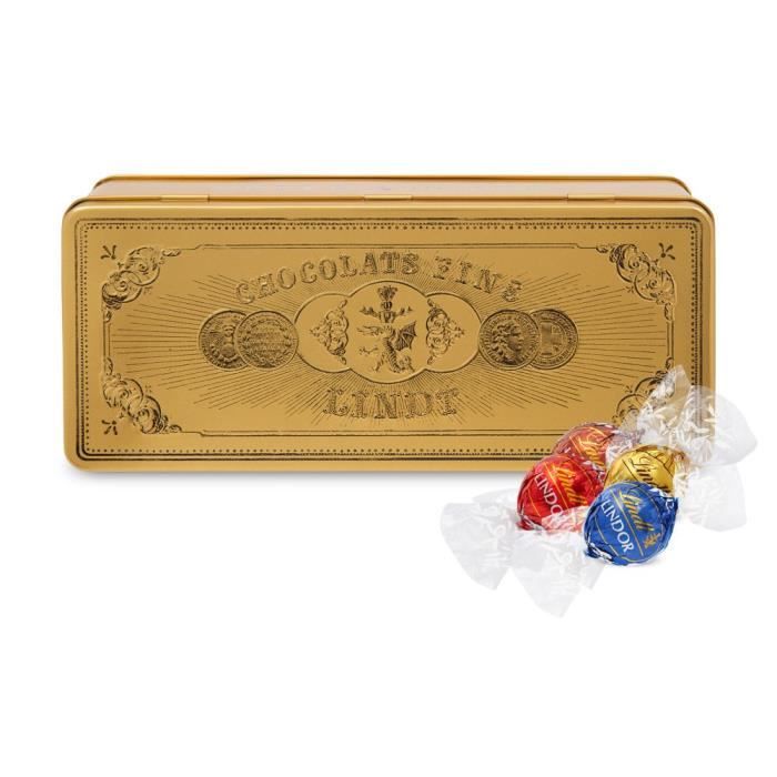 LINDT Lindor Boîte metal Lait - 400g
