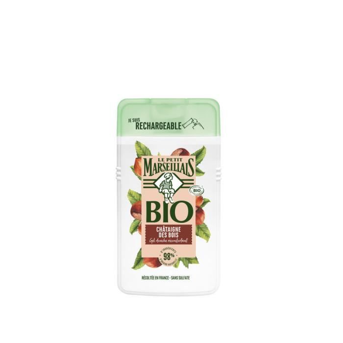 LE PETIT MARSEILLAIS Gel douche réconfortant châtaigne des bois Bio - 250 ml