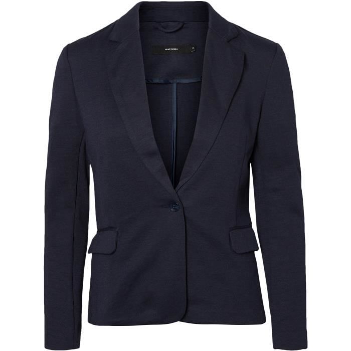 VERO MODA Blazer en jersey - Femme - Total Eclipse