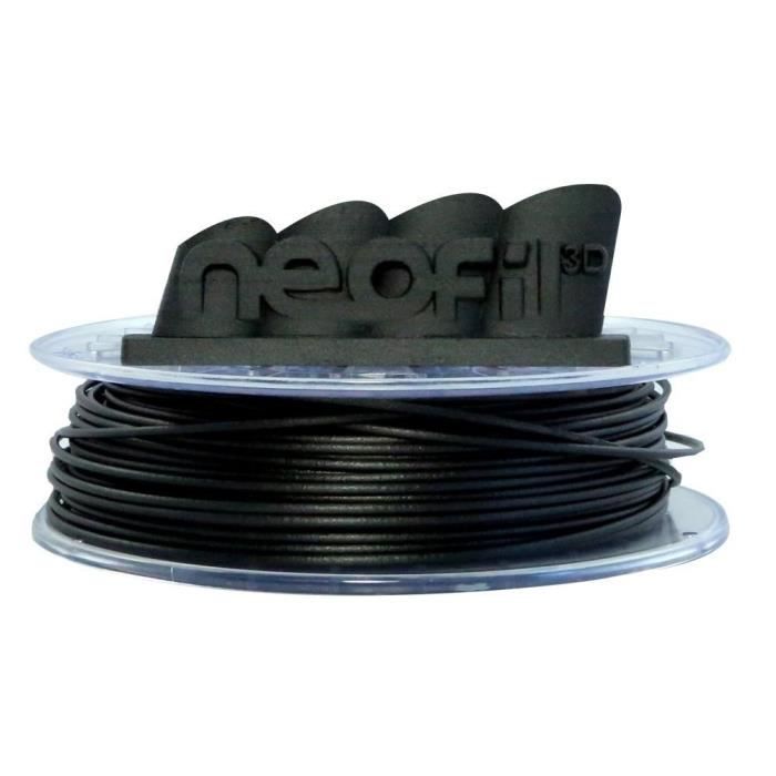 NEOFIL3D Filament pour Imprimante 3D CARBON-P - Naturel gris Sombre - 1,75mm - 750g