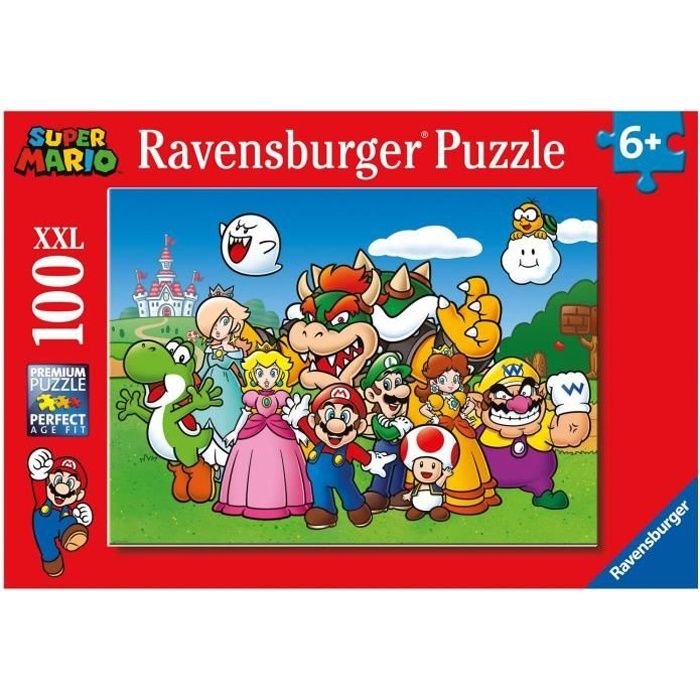 Puzzle 100 pièces XXL - Super Mario Fun Coloris Unique