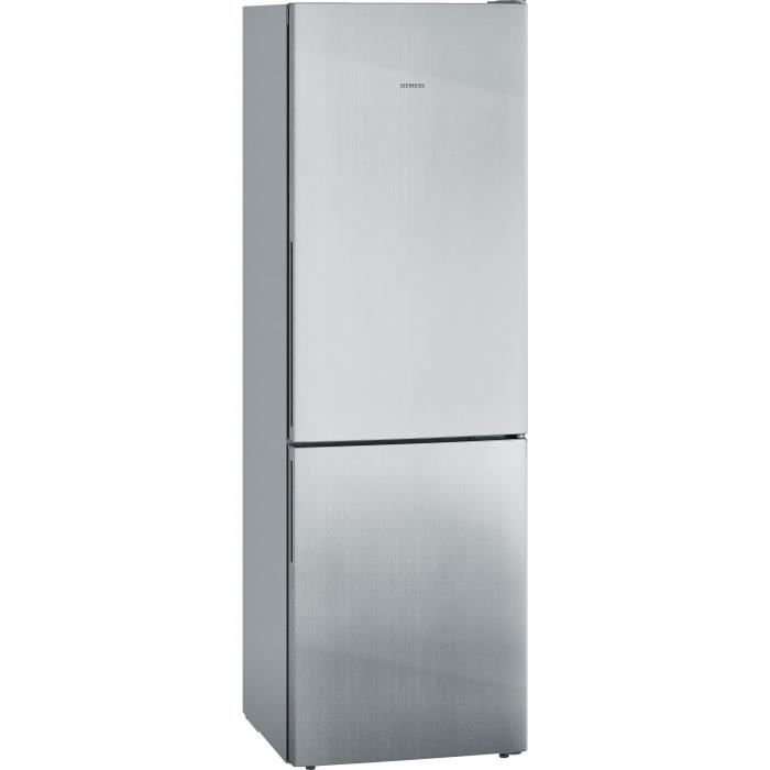 Siemens - Réfrigérateur Combiné 60Cm 302L A+++ Brassé Inox - Kg36Eaica