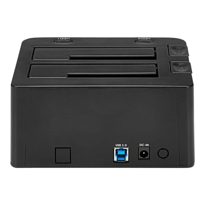 STARTECH Station d'accueil USB 3.0 pour 2 disques durs SATA III - Noir
