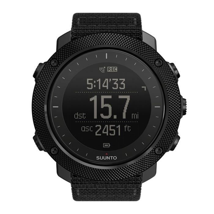 SUUNTO Montre GPS Traverse Alpha Stealth - Noir