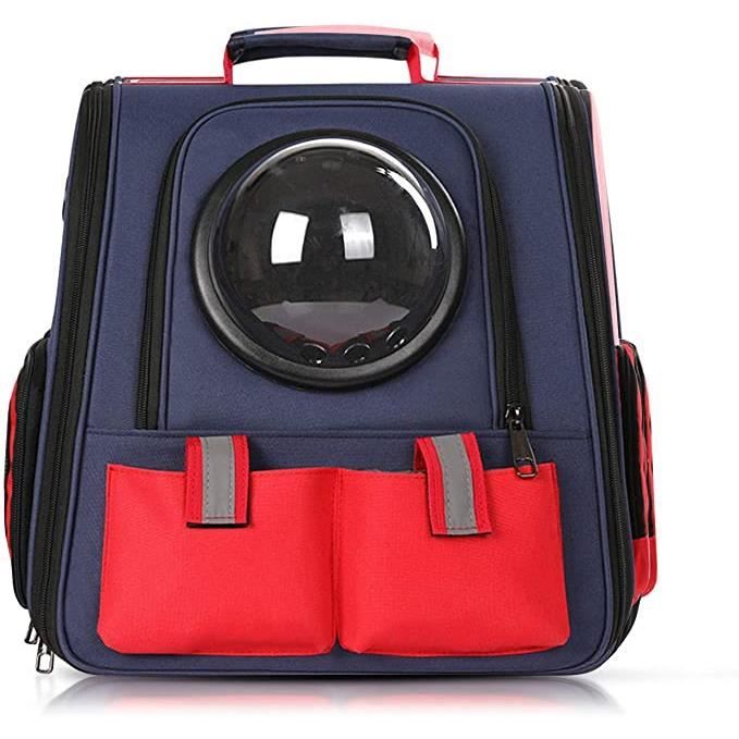 XJYDNCG Sac à Dos Chien Sac à Dos Transport Chat Astronaute Sac Transparent et Respirant Sac à Dos de Voyage