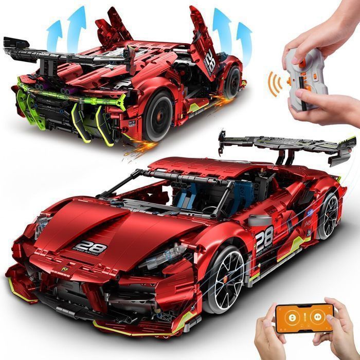 Vehicule a telecommande technique HOGOKIDS Maquette 1 10 haut de gamme Jeu de construction 2202pcs Cadeau enfant adulte 8 ans Cdiscount Jeux Jouets