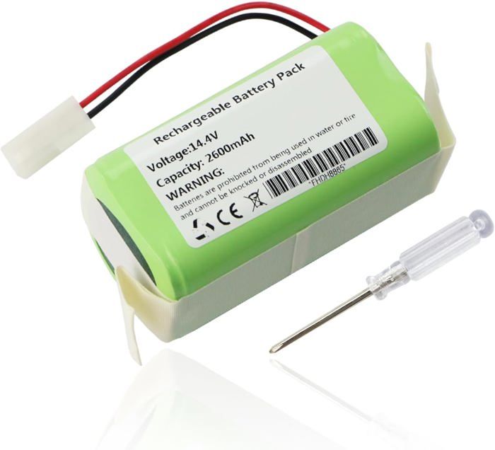 Batteria Compatibile 1618526 Bissell Aspirapolvere ANTIEE 2600mAh Vacuum Cleaners Battery For Bissell EV675 EV775 2859 2503 2933 29339 3115 28596 28597 2859T 2859W Bob Sweep WJ540011 WP460011RO Aspirapolvero E Robots 1 618526 1625424 Z65B155 Batteria