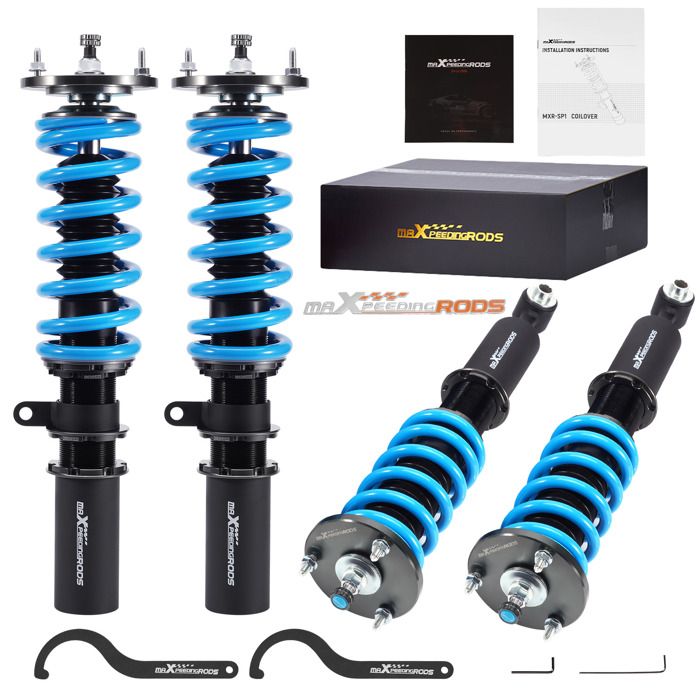 Amortisseur Kit Suspension Combine Fileté pour BMW 5 series E60 Berline de 2004 a 2010 520 KIT AMORTISSEMENT