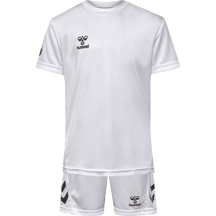 Ensemble t-shirt + short enfant Hummel Logo - white Ensemble t-shirt + short enfant Hummel Logo - white