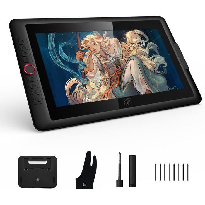 XP-PEN Artist 15.6 PRO V2 Tablette Graphique Écran de 154 pouces avec Stylet à Puce X3 Pro 16K Niveaux de Pression