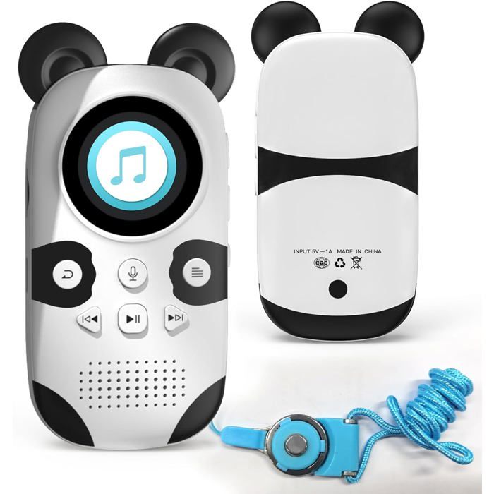 Lecteur MP3 Bluetooth Agptek 5.3 – 64Go écran Tactile 2,8″ Radio FM Type-C