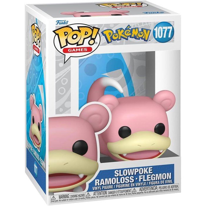 Figurine Funko Pop Games Pokémon Slowpoke - vue 1