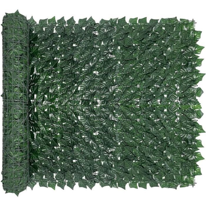 Haie artificielle - PZCC - 100x300cm - Vert - Lierre - Aspect réaliste
