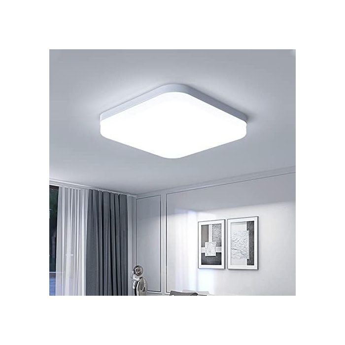 Plafonnier LED Carré 36W Luminaire Plafond 3240LM 6500K Éclairage Intérieur Lampe Lumiere Moderne pour Salle De 6500k 65 AMPOULE Plafonnier LED Carré 36W Luminaire Plafond 3240LM 6500K Éclairage Intérieur Lampe Lumiere Moderne pour Salle De 6500k 65 AMPOULE