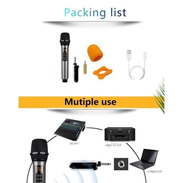 6 Bonnettes Microphone Mousse - Protection Anti-Salive/Réutilisable - Multicolore - KTV, Scène, Conférence